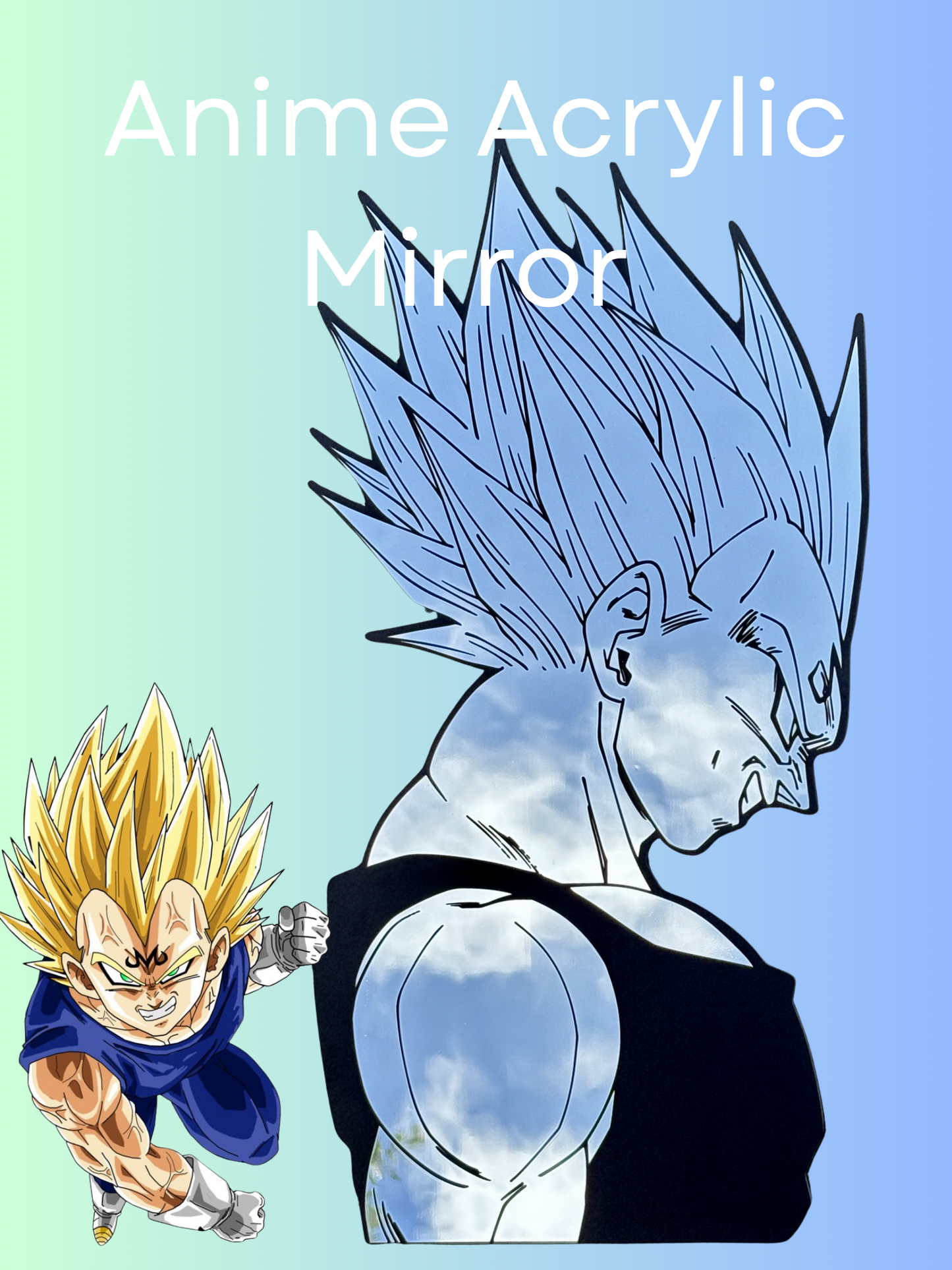 Saiyan Prince Acrylic Mirror