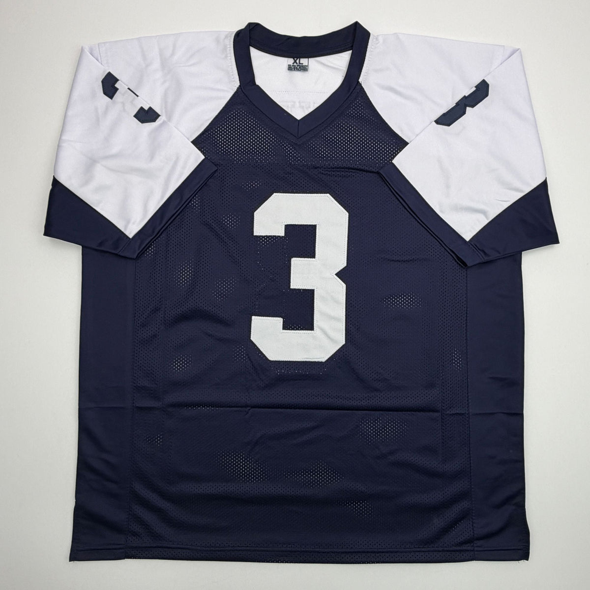 Autographed/Signed George Pickens Dallas Thanksgiving Day Football Jersey JSA COA