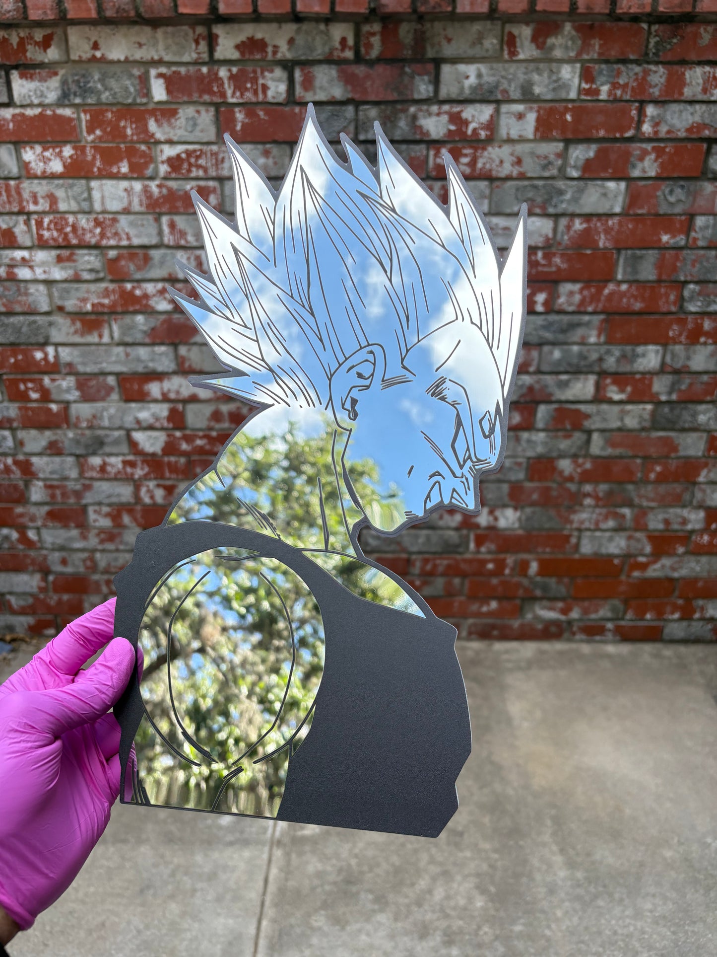Saiyan Prince Acrylic Mirror
