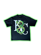 Load image into Gallery viewer, “Green Dragon” Cropped T-Shirt
