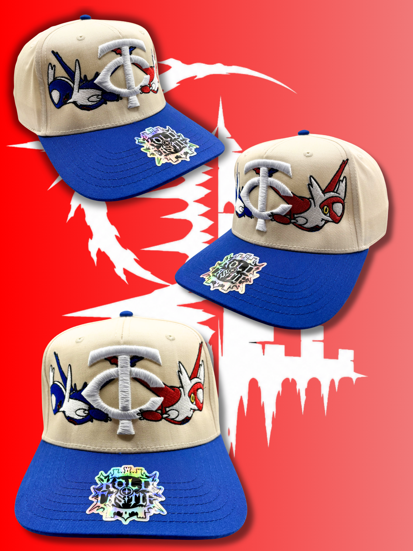 “Twins” (Blue)
